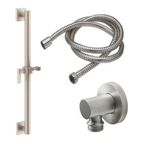 24" Grab Bar Handshower Kit - Lever Handle with Rounded Square Base - Shower by California Faucets