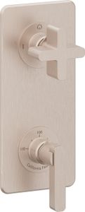 StyleTherm Vista Trim Only with 2-Outlet Control, Installs Vertical or Horizontal - Shower by California Faucets