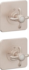 StyleTherm Vista™ Trim Only with 1-Outlet Control, Installs Vertical or Horizontal - Shower by California Faucets