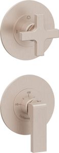 StyleTherm Vista Trim Only with 2-Outlet Control, Installs Vertical or Horizontal - Shower by California Faucets