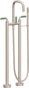 Contemporary Floor Mount Tub Filler - 0803-XX.FR - Tap by California Faucets