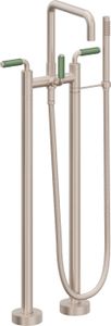 Contemporary Floor Mount Tub Filler - Quad Spout - 1203-XX.FR - Tap by California Faucets