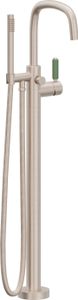 Contemporary Single Hole Floor Mount Tub Filler - Quad Arc Spout - 0811-XX.FR - Tap by California Faucets