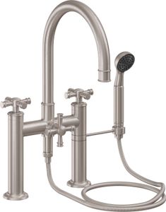 Deck Mount Tub Filler with Handshower - C108XS-ETD.FR - Tap by California Faucets