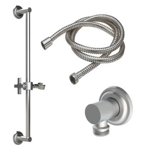 Slide Bar Handshower Kit - Cross Handle - Shower by California Faucets