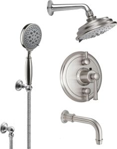 Styletherm 1/2" Thermostatic Shower System - KT07-48.FR - Shower by California Faucets