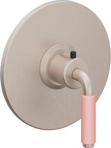 StyleTherm 3/4" Thermostatic Trim Only - Pink Porcelain Lever - Shower by California Faucets