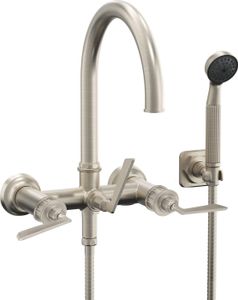 Wall Mount Tub Filler High Spout - 8608-ETW.FR - Tap by California Faucets