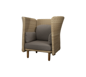 Arch lounge chair w/high arm/backrest - Armchair by Cane-line