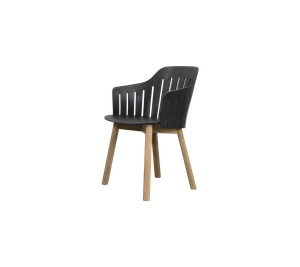 Choice chair with teak legs - Chair by Cane-line