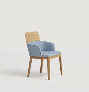 Concord Armchair Wooden Base - Armchair by Capdell