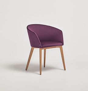 Moon Chair Wooden Base - Chair by Capdell
