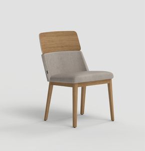 Concord Semitapizada Patas Madera Chair - Chair by Capdell