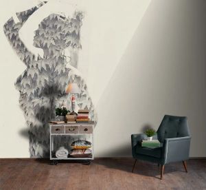 Wallpaper Donna natura - Wallpaper by Carta da Parati Artistica
