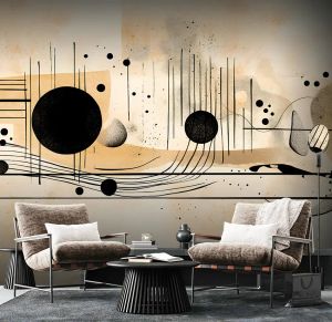 Wallpaper Equilibri del cosmo - Wallpaper by Carta da Parati Artistica