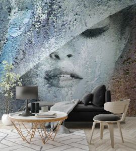 Carta da parati Face - Wallpaper by Carta da Parati Artistica