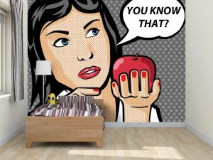 Wallpaper Fumetto - Wallpaper by Carta da Parati Artistica
