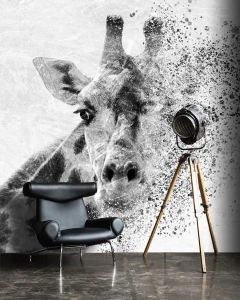 Carta da parati Giraffa - Wallpaper by Carta da Parati Artistica