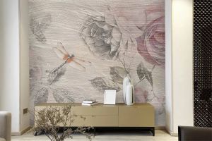 Wallpaper Libellule - Wallpaper by Carta da Parati Artistica