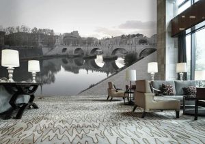 Wallpaper Lungo tevere - Wallpaper by Carta da Parati Artistica