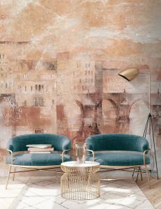 Wallpaper Maisons - Wallpaper by Carta da Parati Artistica