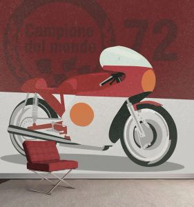 Carta da parati Moto - Wallpaper by Carta da Parati Artistica