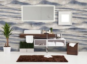 Wallpaper Onde morbide - Wallpaper by Carta da Parati Artistica