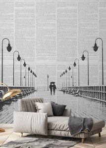Wallpaper Porticciolo - Wallpaper by Carta da Parati Artistica