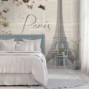 Wallpaper Sognando Parigi - Wallpaper by Carta da Parati Artistica