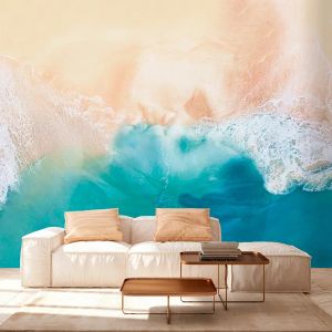 Wallpaper Terra e mare - Wallpaper by Carta da Parati Artistica