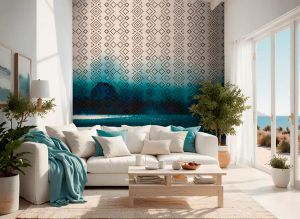 Wallpaper Tessitura marina - Wallpaper by Carta da Parati Artistica