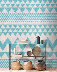 Wallpaper Tessitura triangoli - Wallpaper by Carta da Parati Artistica