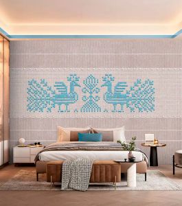 Wallpaper Tradizione sarda - Wallpaper by Carta da Parati Artistica