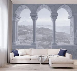 Wallpaper Veduta sulle colline - Wallpaper by Carta da Parati Artistica