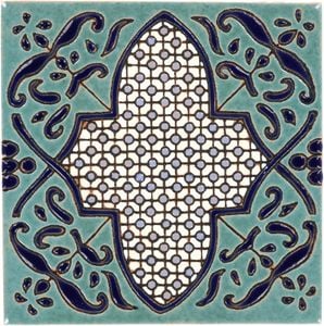 Santa Barbara Ceramic Decorative Tile: Giralda Gloss - Styling by Casatile