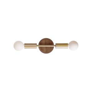 Venus Mini with Wood Canopy - Wall lamp by Cedar & Moss