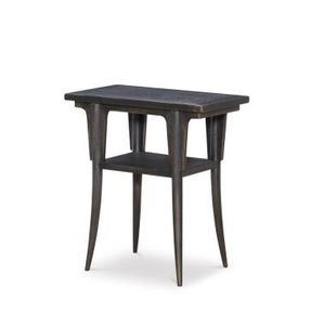 Albert Accent Table - Black Rustic - Side table by Century Furniture
