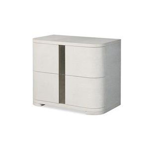 Carino Two Drawer Nightstand - Frost - Cabinet by Century Furniture