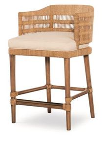 Boca Counter Stool - Natural/Flax - Stool by Century Furniture