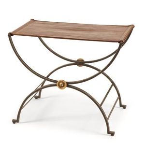 NILES BENCH WITH LEATHER SEAT - Bench by Century Furniture