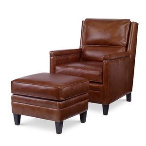 Bernard Chair & Ottoman - Pouf by Century Furniture