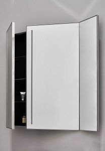 Pan mirror with central cabinet - Furniture accessories by Ceramica Cielo