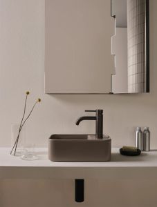 Rectangular washbasin with one hole - Washbasin by Ceramica Cielo
