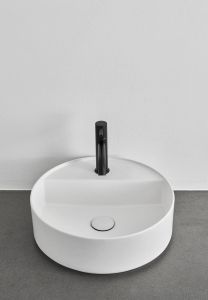Shui Comfort round washbasin, with one hole 45 - Washbasin by Ceramica Cielo