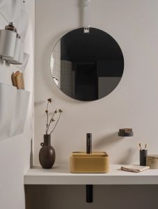 Square washbasin with one hole - Washbasin by Ceramica Cielo