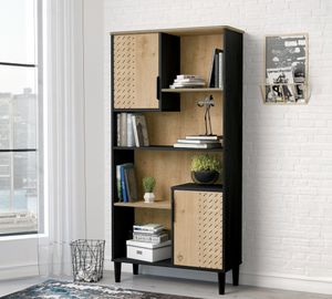 Black Large Bookcase - Cabinet by Cilek