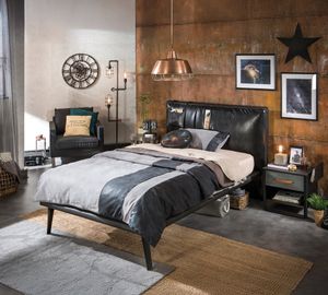 Dark Metal Bed - Bed frame by Cilek