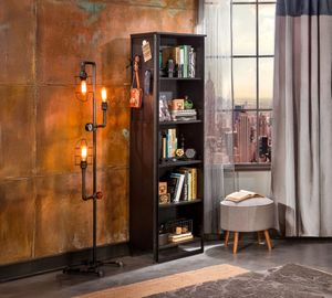 Dark Metal Bookcase - Cabinet by Cilek