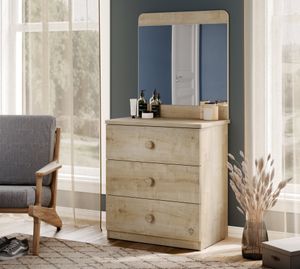 Mocha Mirrored Dresser - drawer by Cilek