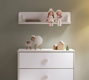 Montes White Hanger Shelf - Cabinet by Cilek